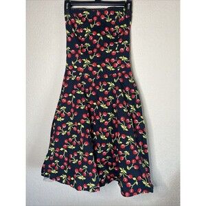 Ruby Rox Cherry Tule Pin up Dress Costume 7 Women Fairy Goth Whimsical Romantic